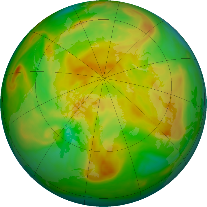 Arctic ozone map for 30 May 2006